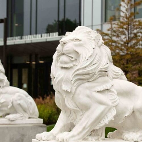 PNW Lion Statue