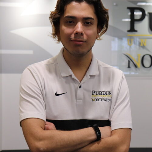 First-Generation student Hector Cabrera is pictured.