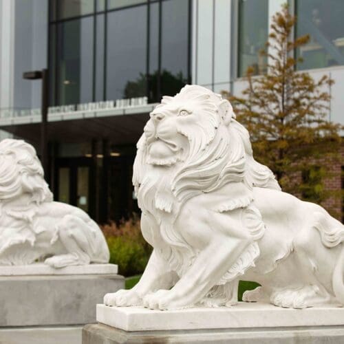 PNW Lion Statue