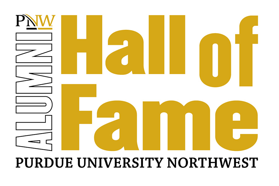 Logo: PNW Alumni Hall of Fame Purdue University Northwest