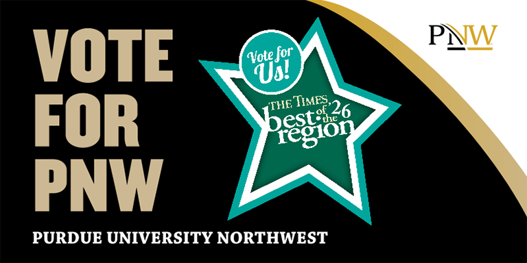 Graphic: Vote for PNW. Includes a green illustrated star with text, "Vote for us! The Times best of the region '26."