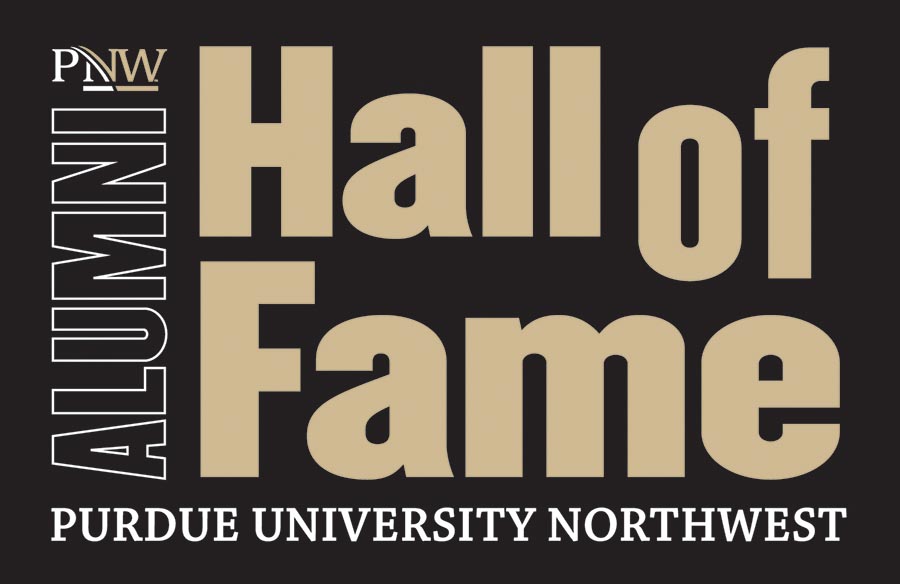 Logo: PNW Alumni Hall of Fame Purdue University Northwest
