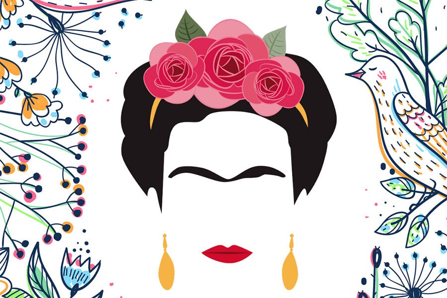 Illustration of Frida Kahlo