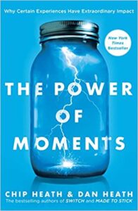 book cover of The Power of Moments