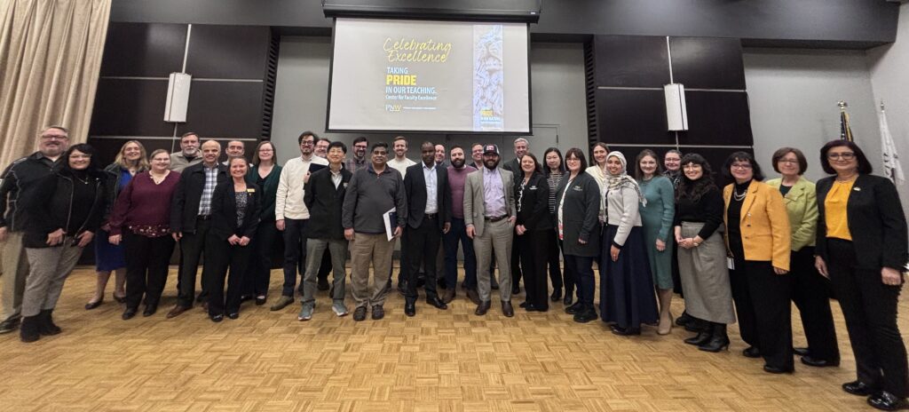 PNW faculty and instructors recognized at the 2026 Celebrating Excellence: Taking Pride in Our Teaching event