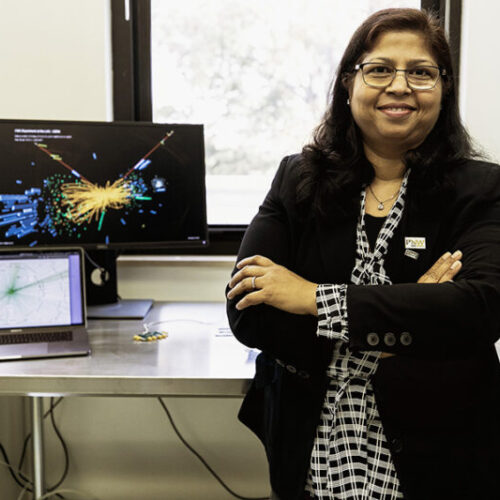 Neeti Parashar in the lab