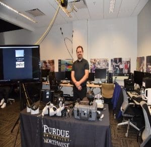 John Moreland (CIVS) has a multitude of devices out to show a full suite of CIVS softwares