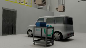 The transport garage from the virtual lab