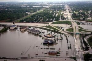 The flooding that occured in 2008