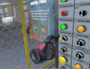 A simulator screenshot