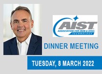 Promotional image for AIST Dinner meeting keynote speaker