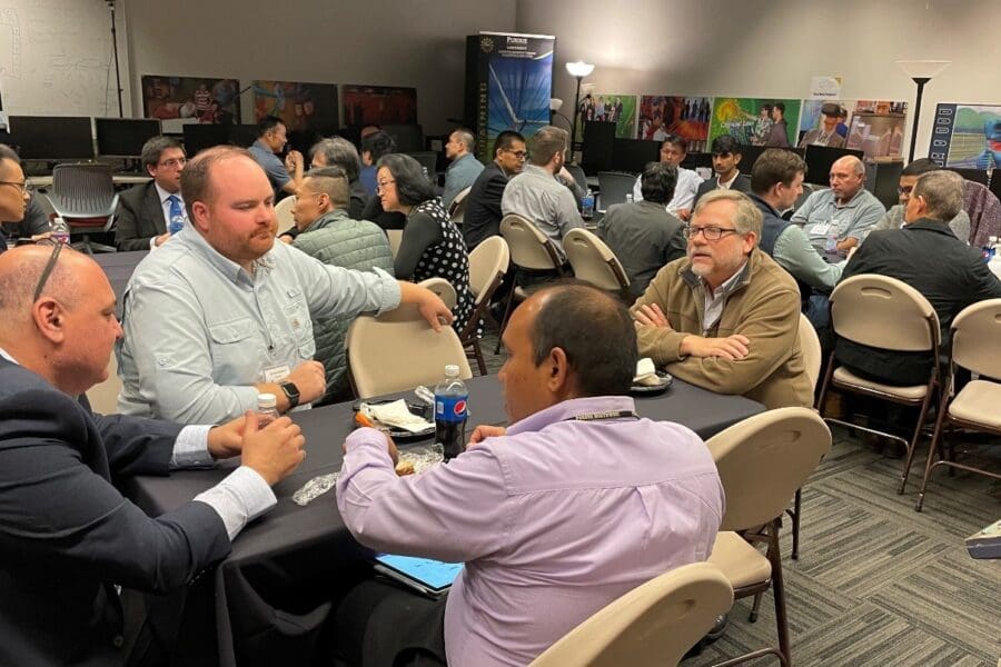 SMSVC Industry attendees meet at CIVS research center with project teams