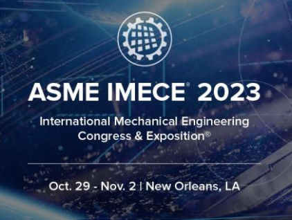 Promotional graphic for ASME IMECE 2023