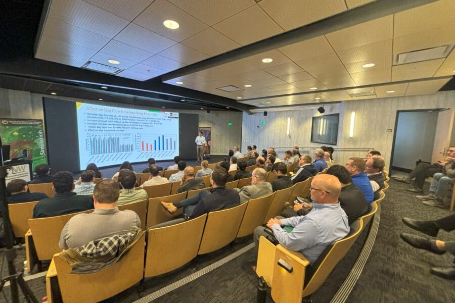 man presenting to audience