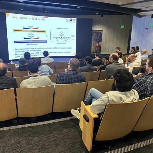 audience watching presentation