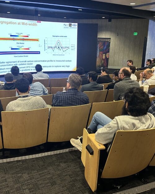 audience watching presentation