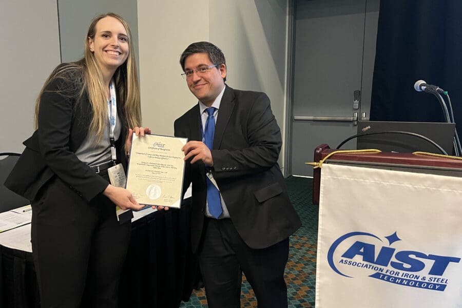 Nick Walla with certificate