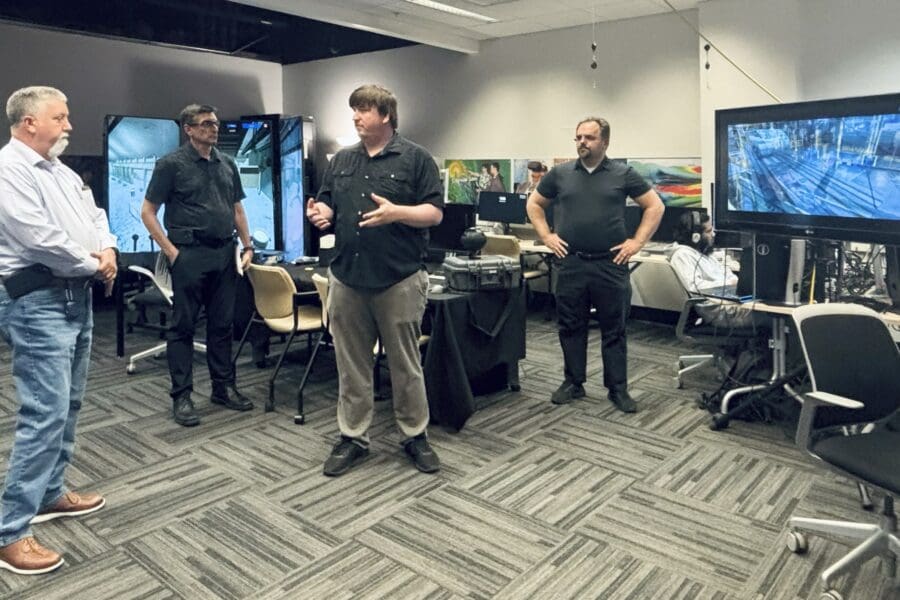 Discussion in CIVS visualization lab