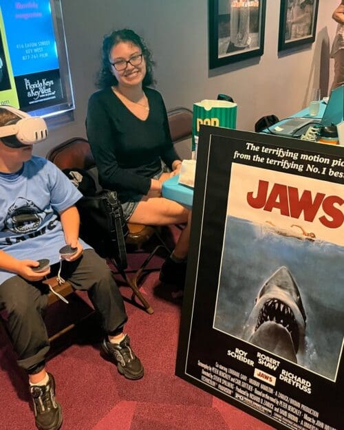 VR at movie premiere