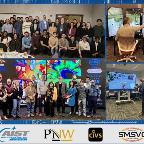 collage of photos from a visit to CIVS