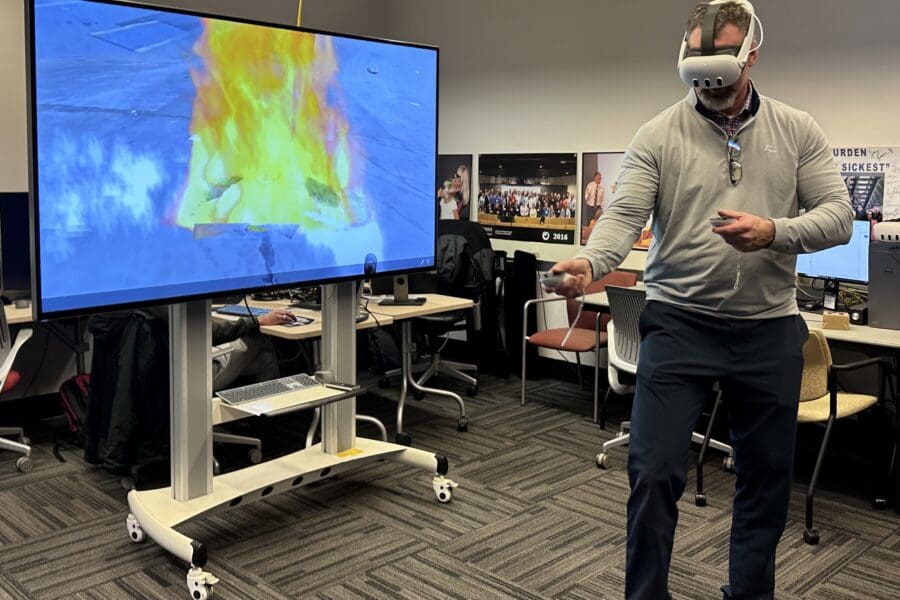 VR Fire safety training