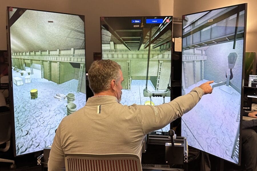 Al Behr demo crane simulator