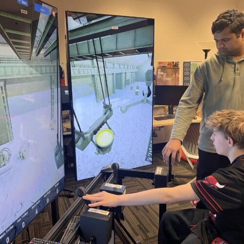 student demo crane simulator