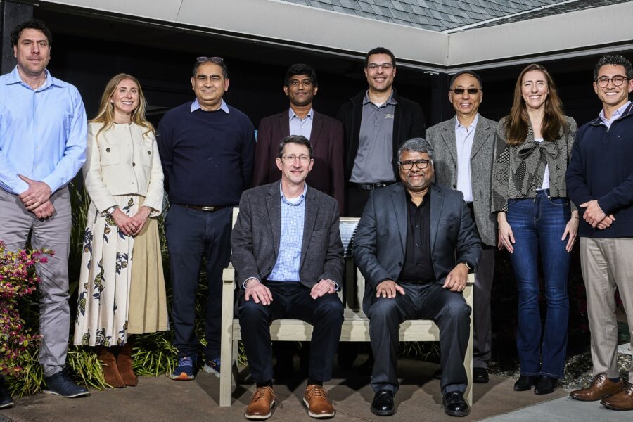group of people smiling for the camera