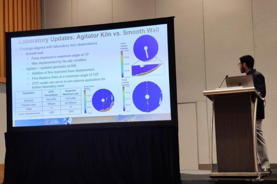 Abdul Mateen presenting at TMS conference