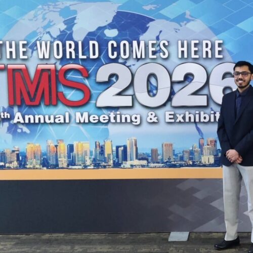 Abdul Mateen at TMS conference