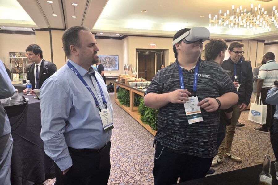 VR demonstrated