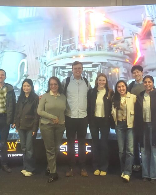 Harvard students and PNW staff