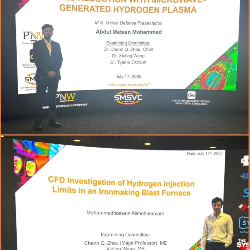CIVS students present thesis defense