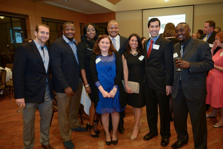 PNW MBA alumni gathered at a reception