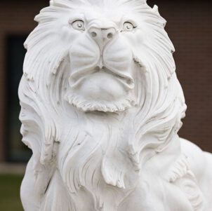 PNW Lion statue