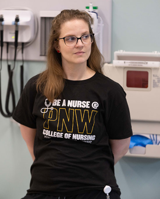 a PNW nursing student