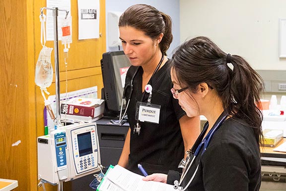Purdue Northwest Nursing Students 576x384