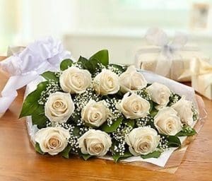 White Rose Bouquet