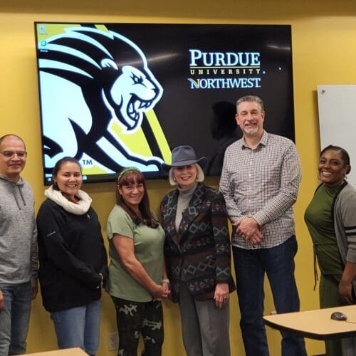 Here are just some of the talented entrepreneurs in the Pitchmasters Workshop, from left: Guillermo Rivera, Angela Perez, Yo Monahan, Jeannie Rapstad (instructor), Dan Durochik, and Angel Macklin.