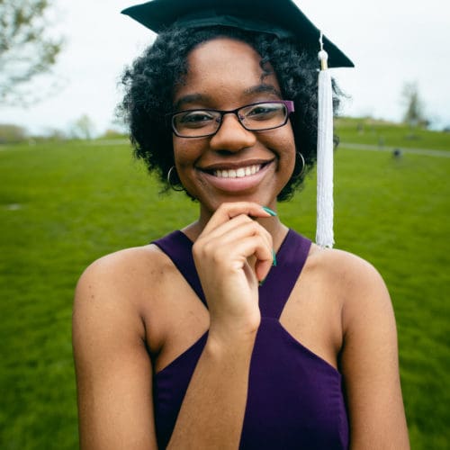 adrianna johnson grad photo