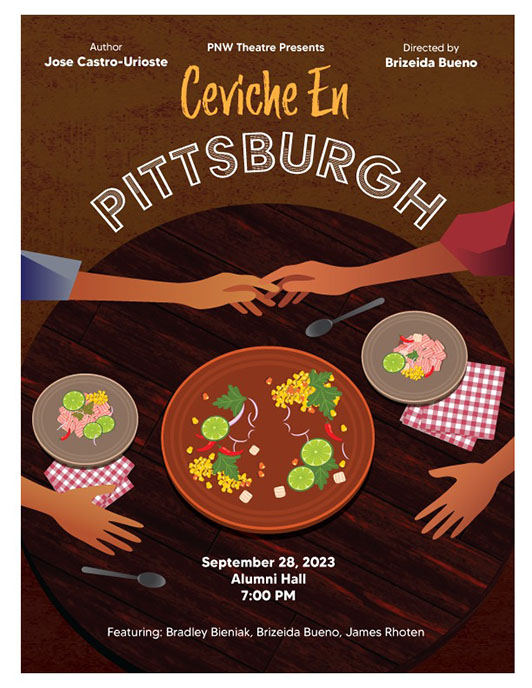 Promotional poster for Ceviche in Pittsburgh
