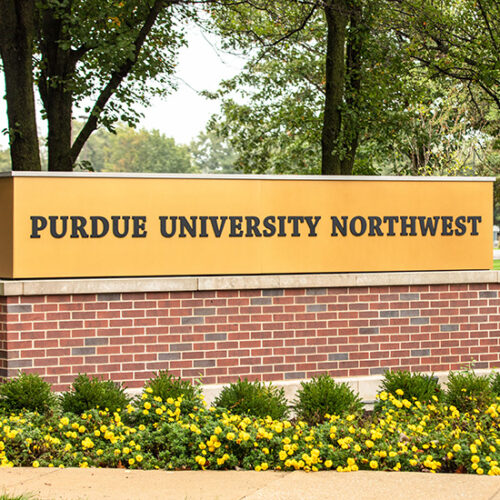 Purdue University Northwest Sign