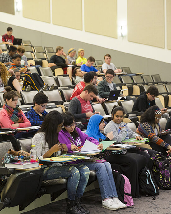 Students are pictured in the classroom.