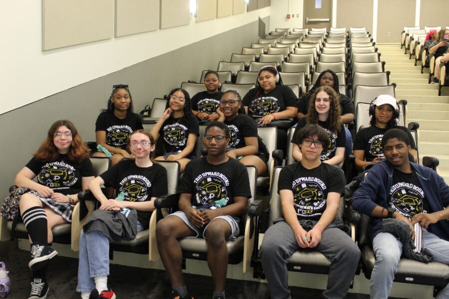Group of students sitting together
