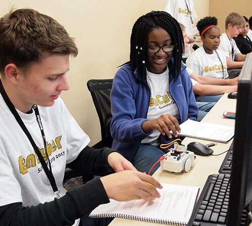 PNW’s annual GenCyber Camp immerses youth in hands-on lab activities and games to strengthen cybersecurity awareness and practices.