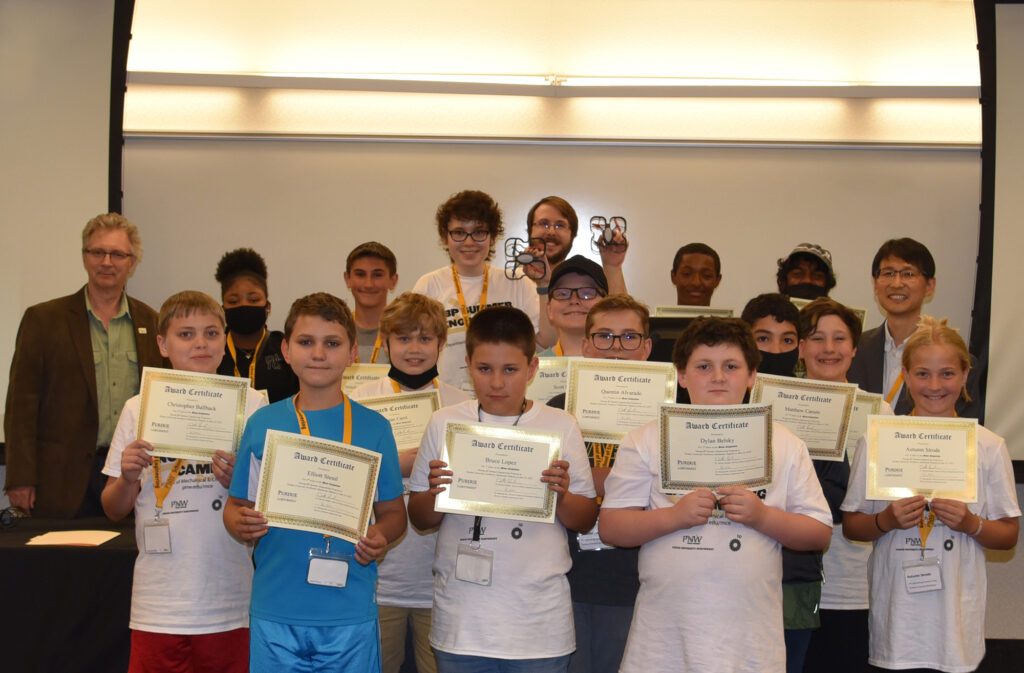 bp summer camp middle school drone winners