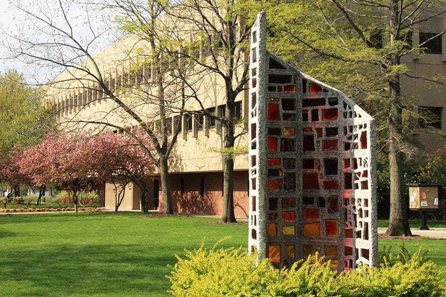 Concerto in front of Lawshe Hall.