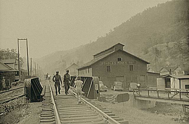 Coal town is pictured.