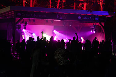 A concert at Gabis Arboretum