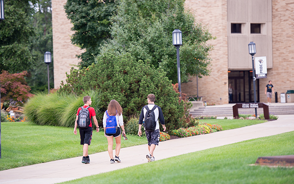 Students on the Westville Campus